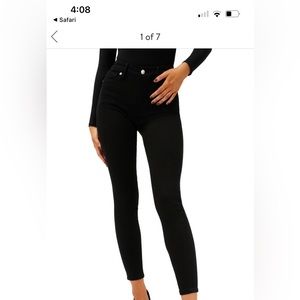 Good American Jeans Good Legs Skinny sz. 8/29 Black #001